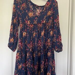 Floral Long Sleeve Dress